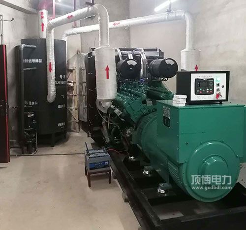 广西某房地产公司600kw柴油发电机组售后维护保养服务